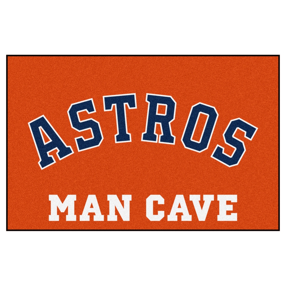 Houston Astros Man Cave Starter Mat Accent Rug - 19in. x 30in