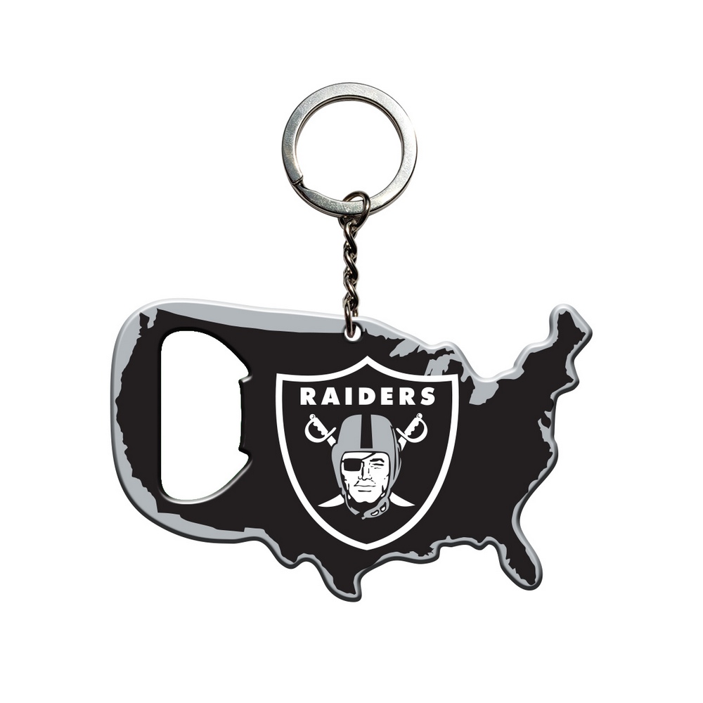 Las Vegas Raiders Keychain Bottle Opener Raider Nation United States 62500