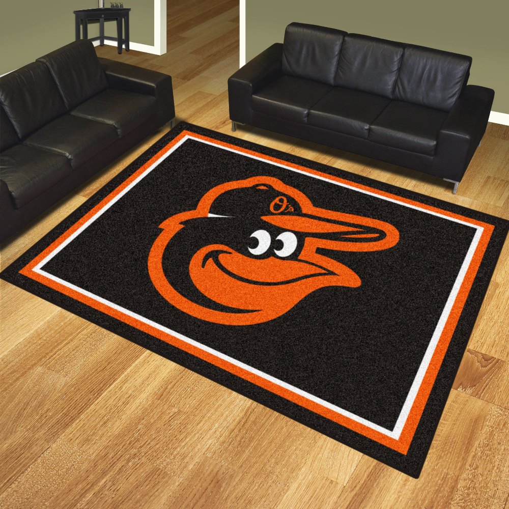 MLB - Baltimore Orioles Cartoon Bird 8'x10' Rug