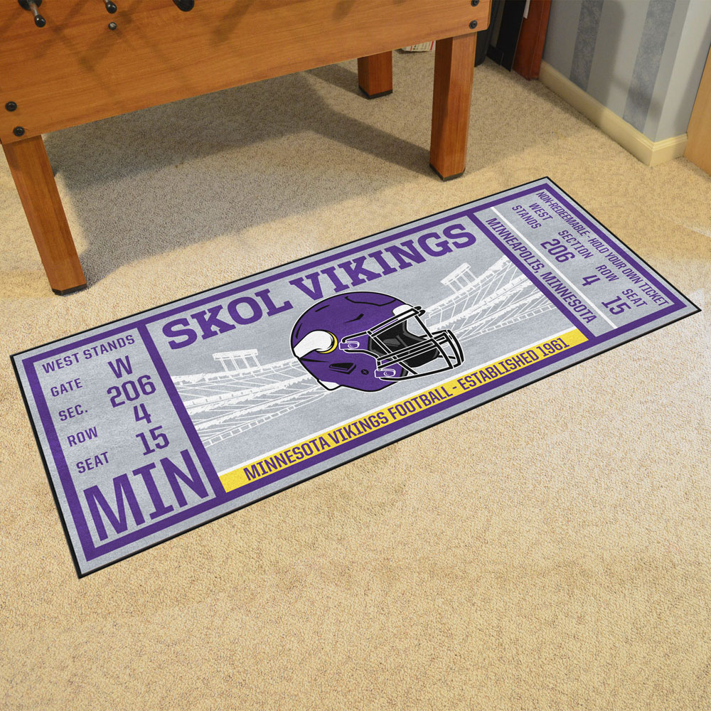 NFL Minnesota Vikings Ticket Runner AmericanGamingSupply