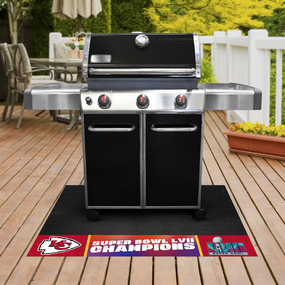 Fanmats Kansas City Chiefs Super Bowl LVII Grill Mat