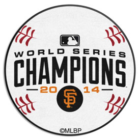 San Francisco Giants 2014 MLB World Series Champions Baseball Rug - 27in. Diameter, 17366