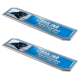 NFL - Carolina Panthers Embossed Truck Emblem 2-pk 1.75 x 8.25 - Primary Logo & Wordmark, 60800