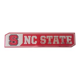 NC State Wolfpack 2 Piece Heavy Duty Aluminum Embossed Truck Emblem Set, 60842