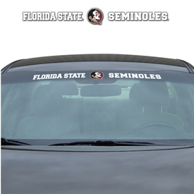 Florida State Seminoles Sun Stripe Windshield Decal 3.25 in. x 34 in., 61503