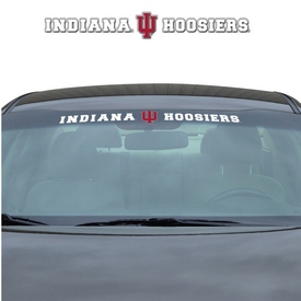 Indiana Hooisers Sun Stripe Windshield Decal 3.25 in. x 34 in., 61505