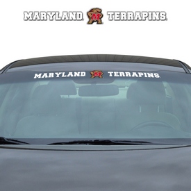 University of Maryland Windshield Decal 34 x 3.5 - Primary Logo and Team Wordmark, 61512