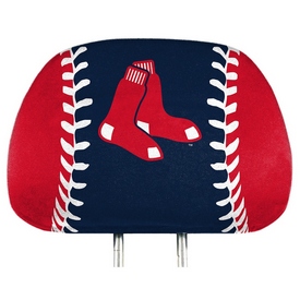 MLB - Boston Red Sox Printed Headrest Cover 14 x 10 - "Red Socks" Logo, 61997
