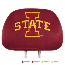 Iowa State Cyclones Printed Head Rest Cover Set - 2 Pieces, 62048