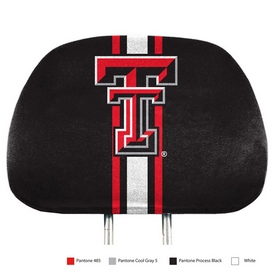 Texas Tech University Printed Headrest Cover 14 x 10 - "TT" Primary Logo, 62075