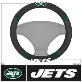 New York Jets Embroidered Steering Wheel Cover, 622-F121