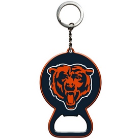 NFL - Chicago Bears Keychain Bottle Opener 3 x 3 - Bear Head Logo, 62489