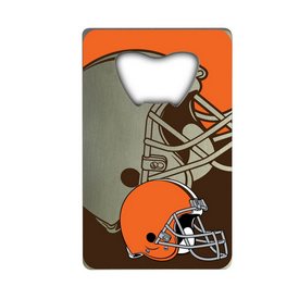 NFL - Cleveland Browns Credit Card Bottle Opener 2 x 3.25 - Browns Primary Logo, 62548
