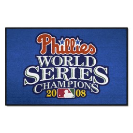 Philadelphia Phillies 2008 MLB World Series Champions Starter Mat Accent Rug - 19in. x 30in., 9581