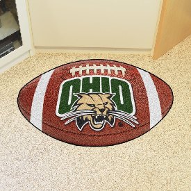 Ohio Bobcats Football Rug - 20.5in. x 32.5in., 155