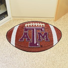 Texas A&M Aggies Football Rug - 20.5in. x 32.5in. - TAM Primary Logo, 209