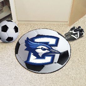 Creighton Bluejays Soccer Ball Rug - 27in. Diameter, 404