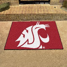 Washington State Cougars All-Star Rug - 34 in. x 42.5 in. - WSU Primary Logo, 629
