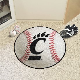 Cincinnati Bearcats Baseball Rug - 27in. Diameter, 1250