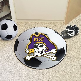 East Carolina Pirates Soccer Ball Rug - 27in. Diameter, 1303