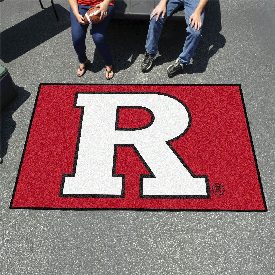 Rutgers Scarlett Knights Ulti-Mat Rug - 5ft. x 8ft. - Block R Primary Logo, 1631