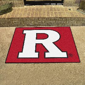 Rutgers Scarlett Knights All-Star Rug - 34 in. x 42.5 in. - Block R Primary Logo, 1635