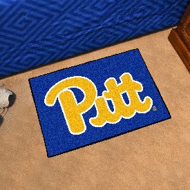 Pitt Panthers Starter Mat Accent Rug - 19in. x 30in. - Script Pitt Primary Logo, 1712