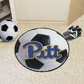 Pitt Panthers Soccer Ball Rug - 27in. Diameter, 1716