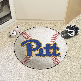 Pitt Panthers Baseball Rug - 27in. Diameter, 1717