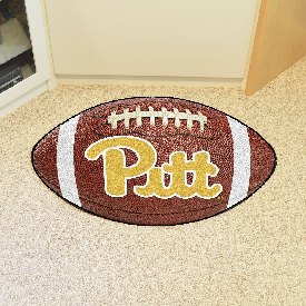Pitt Panthers Football Rug - 20.5in. x 32.5in. - Script Pitt Primary Logo, 1718
