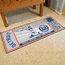 Detroit Tigers Ticket Runner Rug - 30in. x 72in., 1917