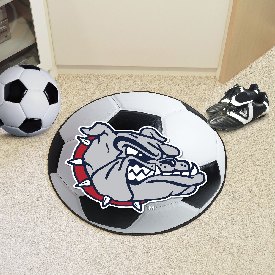Gonzaga Bulldogs Soccer Ball Rug - 27in. Diameter, 1949