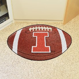 Illinois Illini Football Rug - 20.5in. x 32.5in., 1957