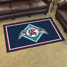 California Angels 4ft. x 6ft. Plush Area Rug 1966 Retro Logo, 1968