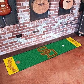 Retro Collection - 1969 - MLB - San Diego Padres Putting Green Mat 18"x72", 1998