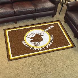 San Diego Padres 4ft. x 6ft. Plush Area Rug1969, 2001