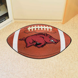 Arkansas Razorbacks Football Rug - 20.5in. x 32.5in. - Razorback Primary Logo, 2130