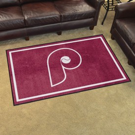 Philadelphia Phillies 4ft. x 6ft. Plush Area Rug1987, 2177