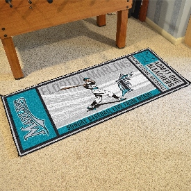 Florida Marlins Ticket Runner Rug - 30in. x 72in., 2219