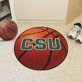 Colorado State Rams Basketball Rug - 27in. Diameter - CSU Alternate Logo, 2249