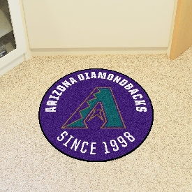 Arizona Diamondbacks Roundel Rug - 27in. Diameter 1998 Retro Logo, 2291