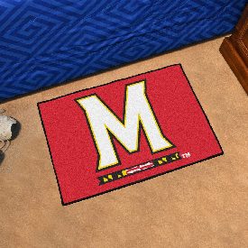 Maryland Terrapins Starter Mat Accent Rug - 19in. x 30in. - M Primary Logo, 2448