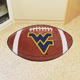 West Virginia Mountaineers Football Rug - 20.5in. x 32.5in., 2461