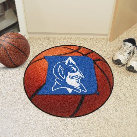 Duke Blue Devils Basketball Rug - 27in. Diameter, Devil Logo, 2630