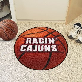Louisiana-Lafayette Ragin' Cajuns Basketball Rug - 27in. Diameter, 3075