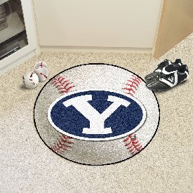 BYU Cougars Baseball Rug - 27in. Diameter, 3268