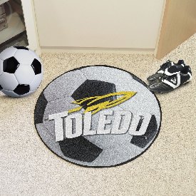 Toledo Rockets Soccer Ball Rug - 27in. Diameter, 3343