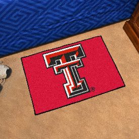 Texas Tech Red Raiders Starter Mat Accent Rug - 19in. x 30in. - Double T Primary Logo, 3563