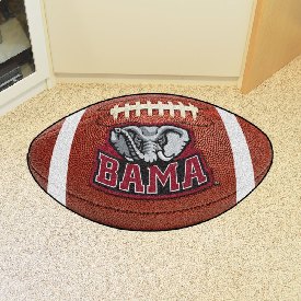 Alabama Crimson Tide Football Rug - 20.5in. x 32.5in., A Logo, 3762