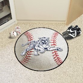Jackson State Tigers Baseball Rug - 27in. Diameter, 3990